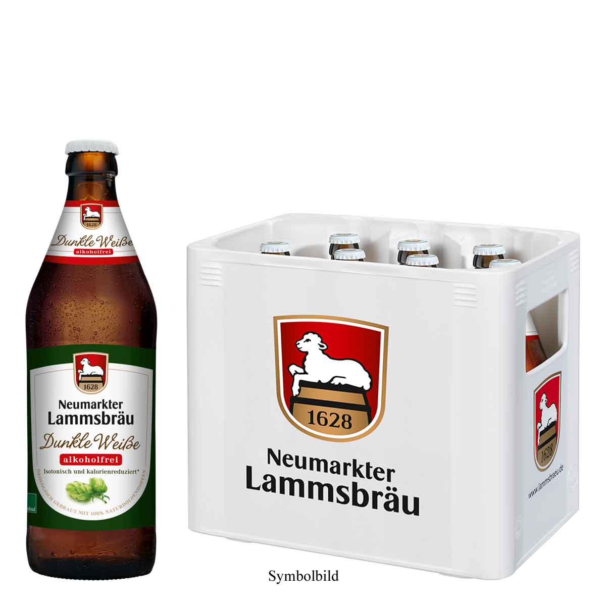 Lammsbräu Dunkle Weisse Alkoholfrei Bio