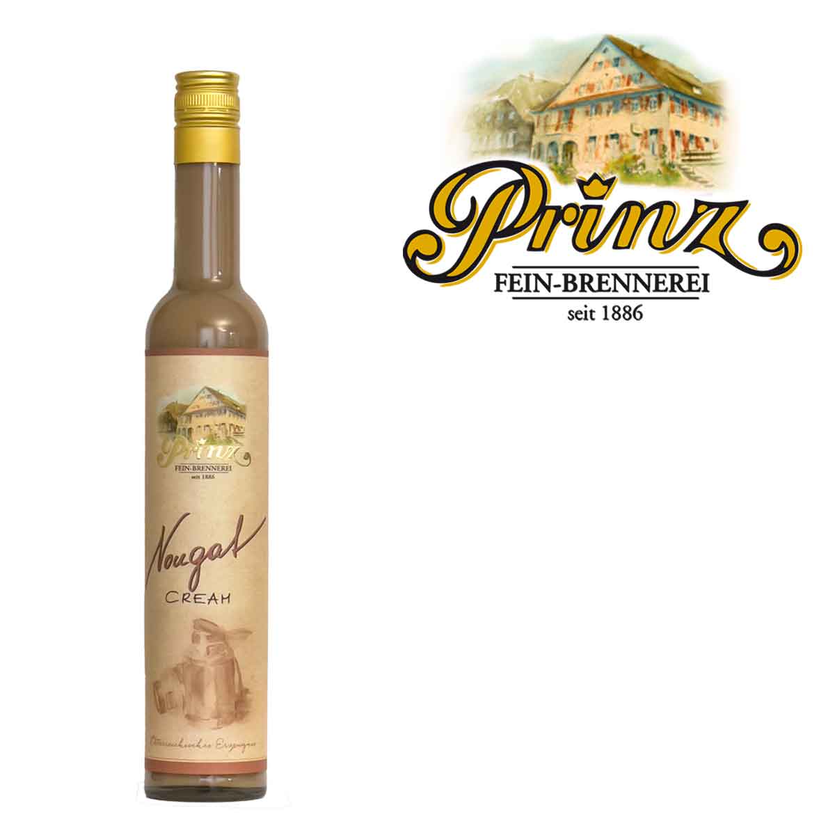 Prinz Nougat Cream Likör 15%
