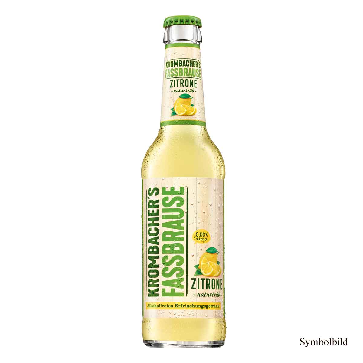 Krombacher Fassbrause Zitrone -naturtrüb-